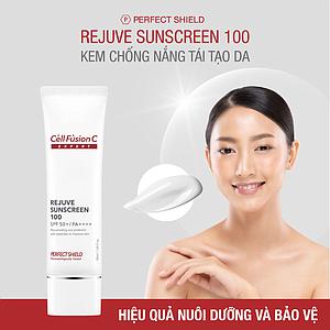 Kem chống nắng bảo vệ, phục hồi da tổn thương Rejuve Sunscreen 100 SPF50+, PA++++